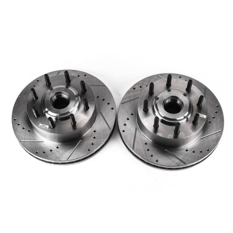 Power Stop fits Ford F-350 Super Duty Front Drilled & Slotted Rotor - Pair