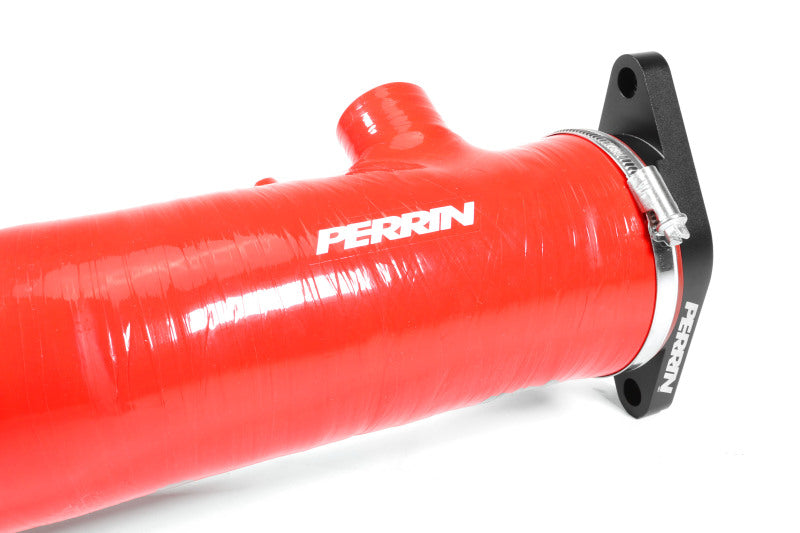 Perrin Performance PSP-INT-427RD Perrin 2022+ fits Subaru WRX Long Type Turbo Inlet Hose - Red