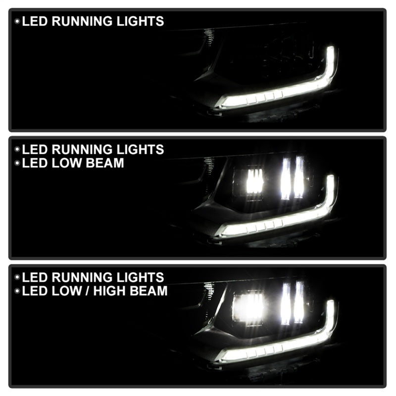 xTune 9956263 18-21 fits Chevrolet Traverse Full LED HeadLight - OE Left (Signa