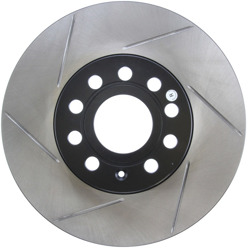 Stoptech 126.33110SR Power Slot 05-10 fits VW Jetta (except Wagon) Front Right Slotted Rotor