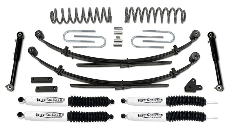 Tuff Country 43803KH 87-01 fits Jeep Cherokee 4x4 3.5in Lift Kit EZ-Flex w/Rear Leaf Springs (SX6000 Shocks)