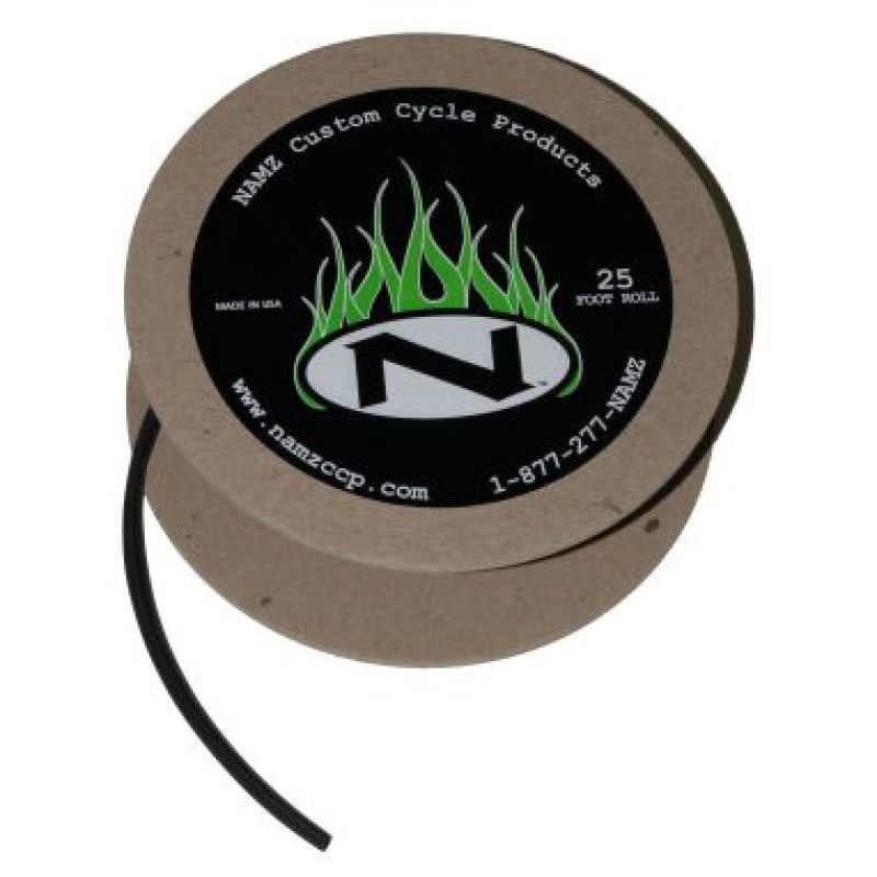 NAMZ NHSR-25332 Black Heatshrink 2-1 Ratio 25ft. Spool (3/32in. ID)