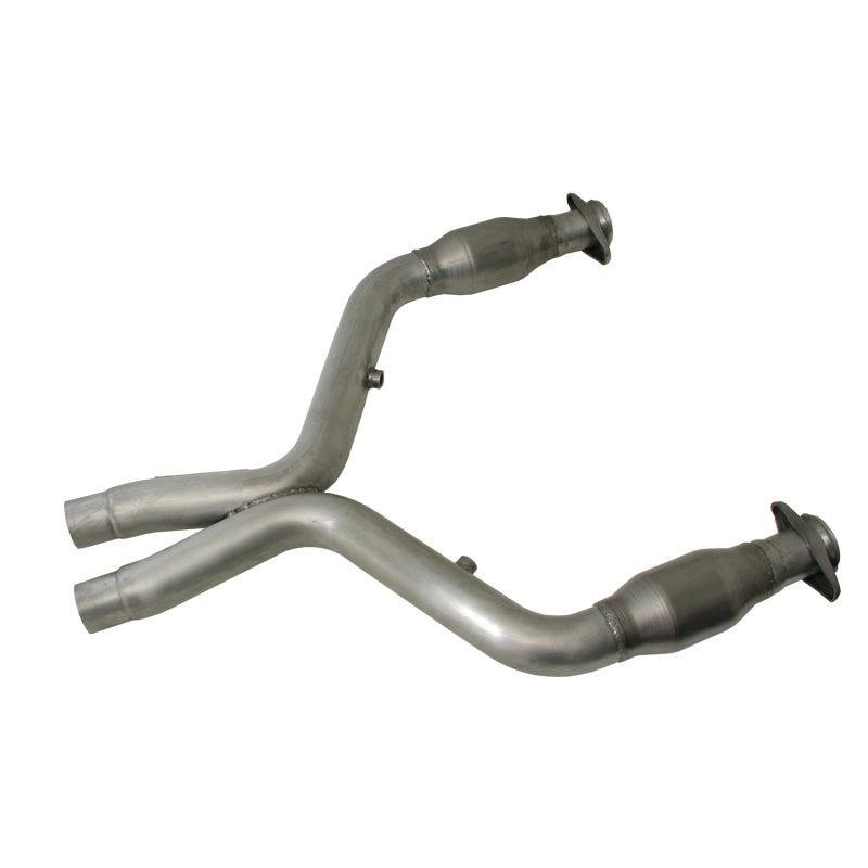 BBK 1658 Mustang 5.0 Short Mid X Pipe With Catalytic Converters 3.0 For Long T