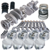 Eagle 683024165 fits Chevy 396 3.766in Crank 6.135in I-Beam Rods 17cc Dome 4.165in Pistons Rotating Assembly