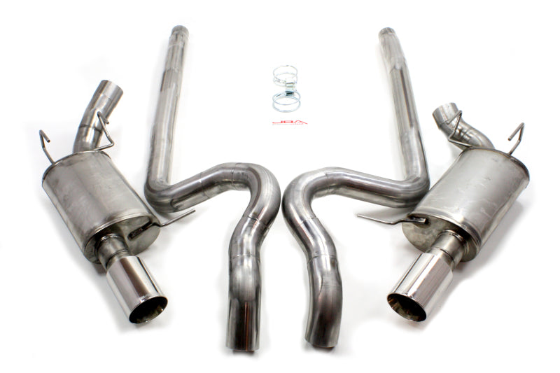 JBA 40-2644 11-14 fits Ford Mustang GT/GT500 5.0L/5.4L/5.8L 409SS Dual Rear Exit Cat-Back Exhaust