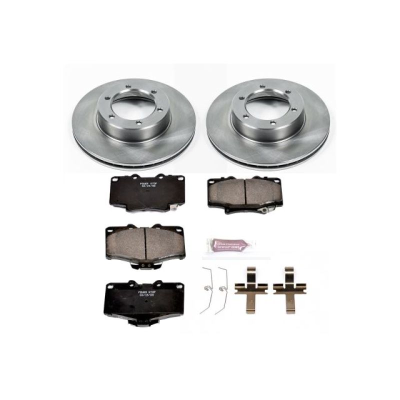 PowerStop KOE1150 fits Toyota 91-95 4Runner Front Autospecialty Brake Kit
