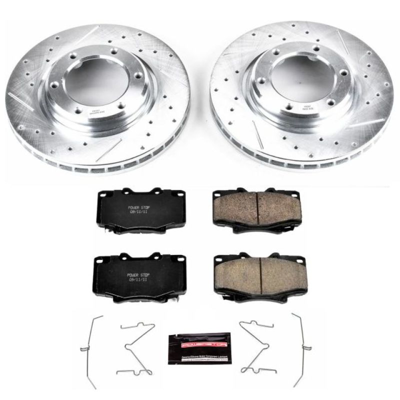 PowerStop K1154 fits Lexus 96-97 LX450 Front Z23 Evolution Sport Brake Kit