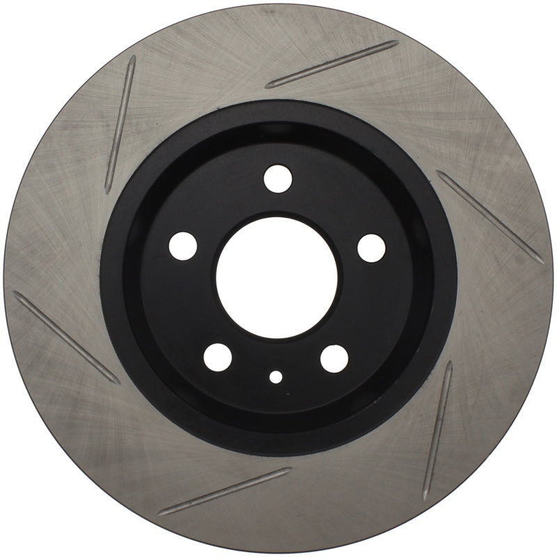 Stoptech 126.33127SR Power Slot 09-10 fits Audi A4/A4 Quattro / 08-10 A5 / 10 S4 Rear Right Slotted Rotor