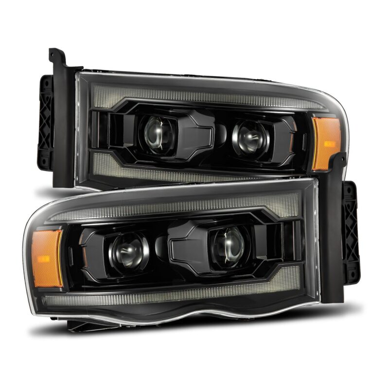 AlphaRex 880572 02-05 fits Dodge Ram 1500 PRO-Series Projector Headlights Pla