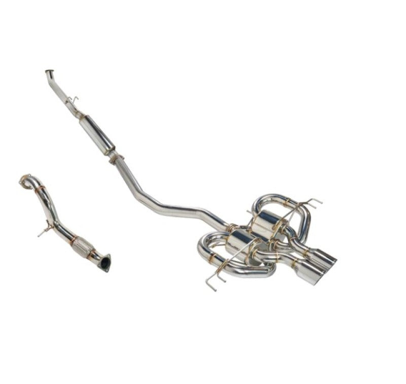 Remark RK-C2076H-01L fits Honda 17-21 Civic Type R FK8 Sports Touring CatBack Exhaust/Front Pipe - Stainless Steel