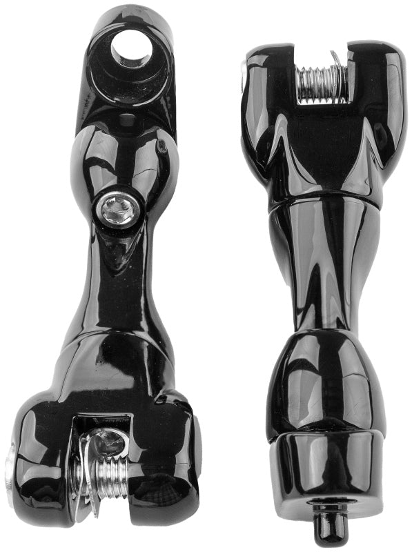 Kuryakyn 10187 Adjustable Passenger Peg Mount 93 and Up Touring Gloss Black