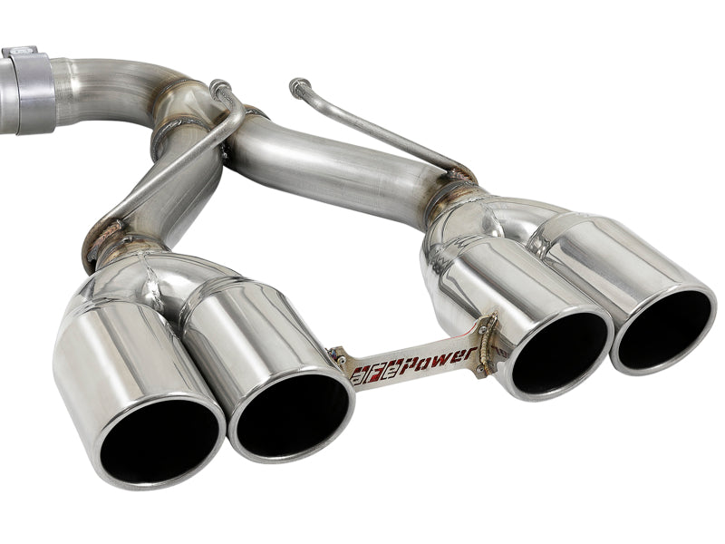 AFE 49-38071-P Series 2.5in. 304 SS C/B Exhaust System 2018 fits Jeep Wrangler