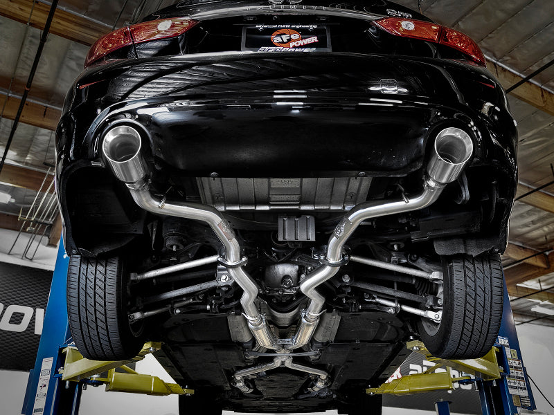 AFE 49-36132NM-P 2.5in 304 SS Cat-Back Exhaust System w/ Polished Tips 16-18 f
