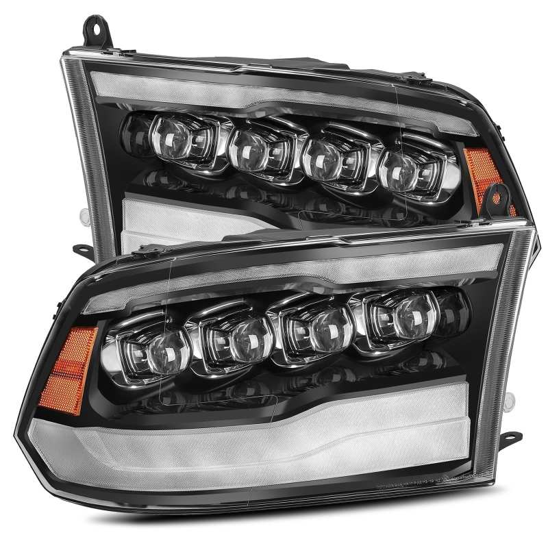 AlphaRex 880590 fits Dodge 09-18 Ram 1500HD NOVA LED Projector Headlights Plank