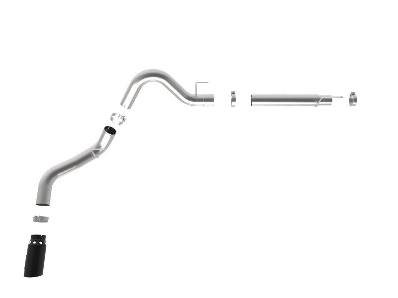 AFE 49-43143-B its Ford F-150 V6-3.0L (td) Large Bore 409 SS DPF-Back Exhaust S