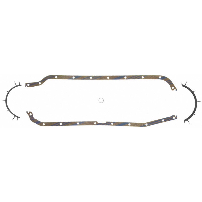 Fel-Pro OS30202C fits Cadillac DeVille OS 30202 C Engine Oil Pan Gasket Set Blue Stripe cork-rubber