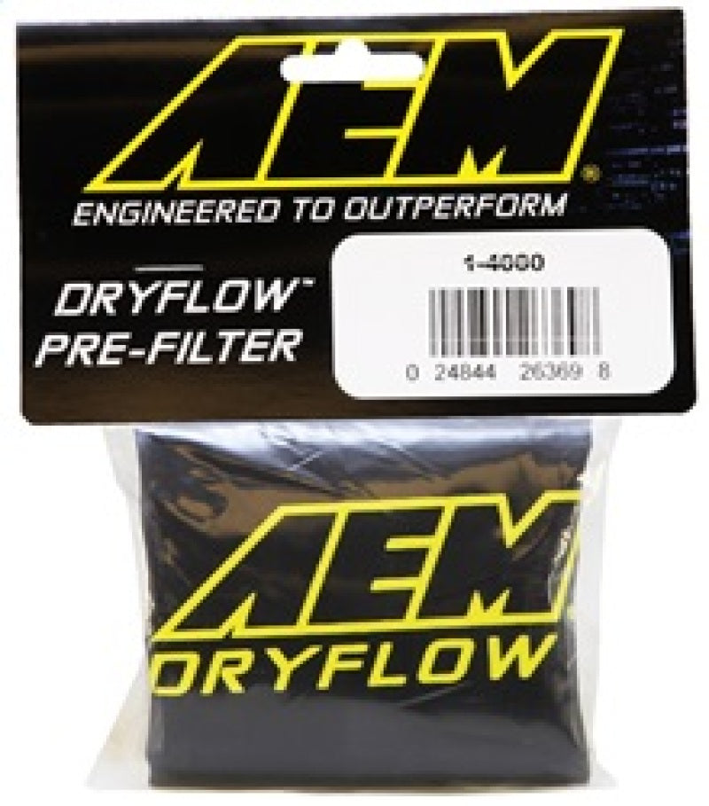 AEM 1-4000 767011 Air Filter Wrap 6 inch Base 5 1/4 inch Top 5 inch Tall
