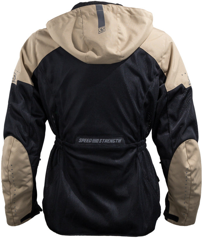 Speed and Strength 609924 Starstruck Mesh Jacket Trench Tan/Black Womens - XS