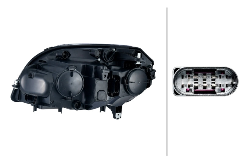 Hella LA354878041 2009-2015 fits Mercedes-Benz GLK250 Headlight Assembly