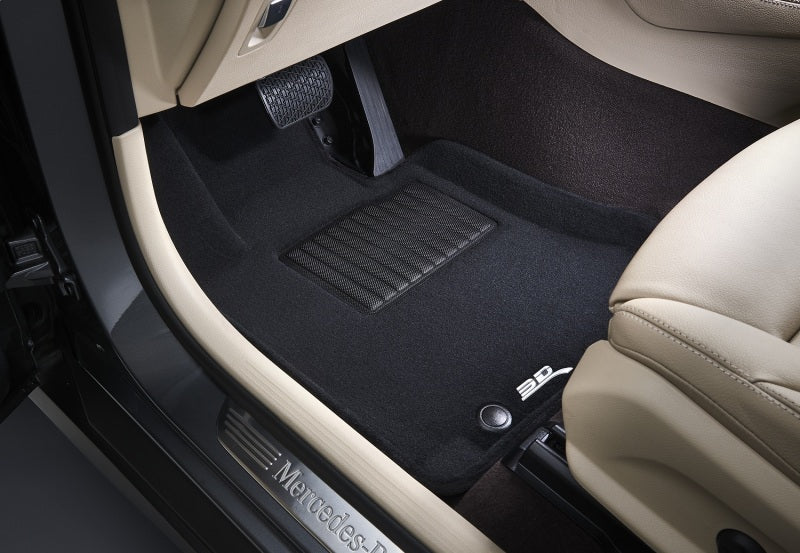 3D MAXpider 2016-2020 fits Kia Sorento Kagu 2nd Row Floormats - Black
