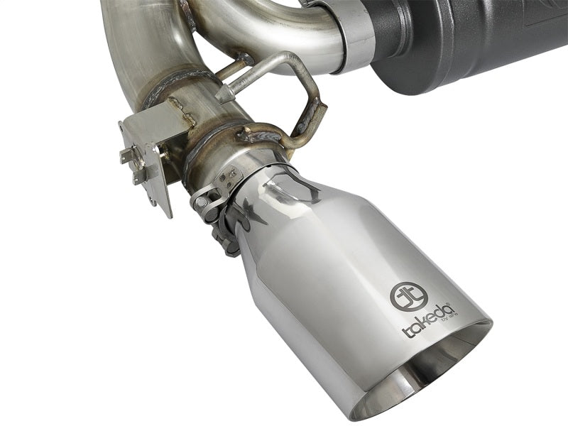 AFE 49-33103-P 3in 304 SS Cat-Back Exhaust w/ Polished Tip 16-18 fits Ford Foc