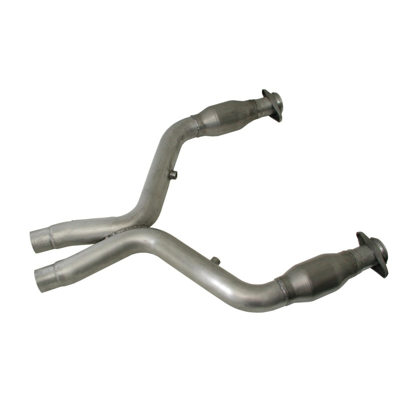 BBK 1637 Mustang 4.6 Short Mid X Pipe With Catalytic Converters 2-3/4 For Long
