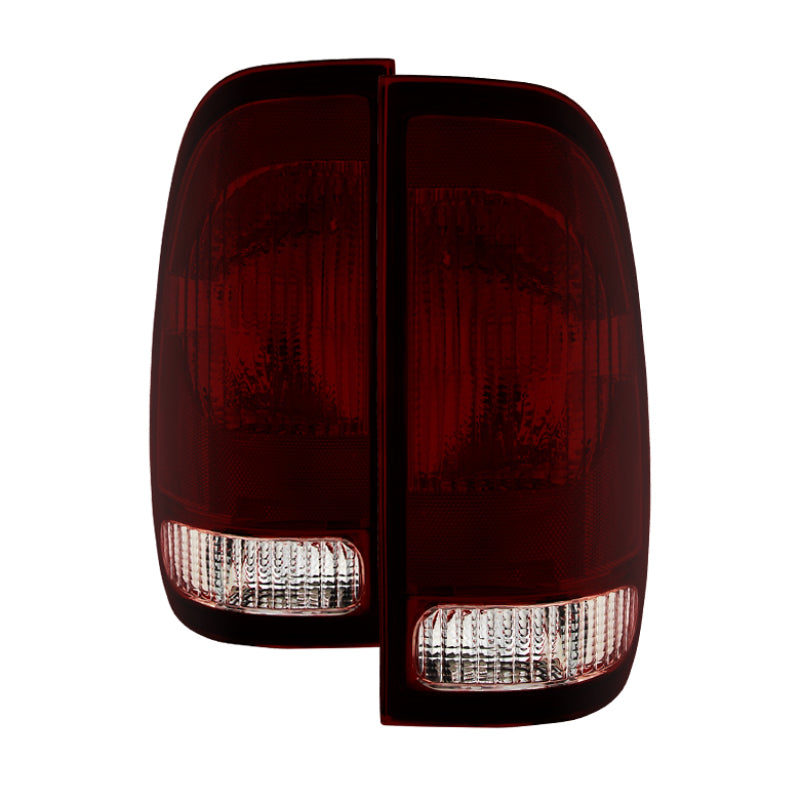 9030994 Xtune F150 Heritage Styleside 04 OEM Style Tail Lights Red Smoked ALT-