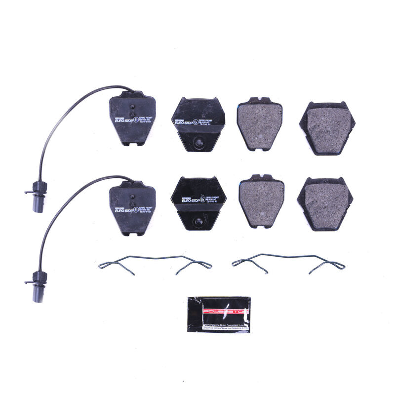 PowerStop ESP2538 fits Audi 13-16 allroad Euro-Stop ECE-R90 Rear Brake Pads