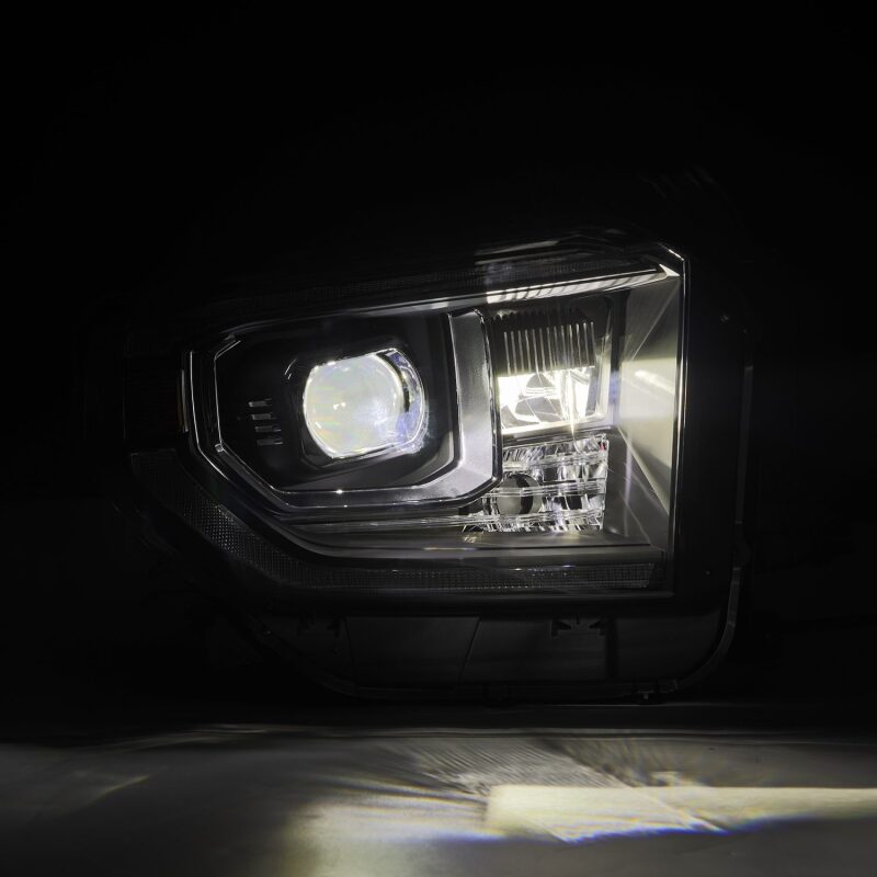 AlphaRex 880835 14-21 fits Toyota Tundra LUXX-Series LED Proj Headlights Blk
