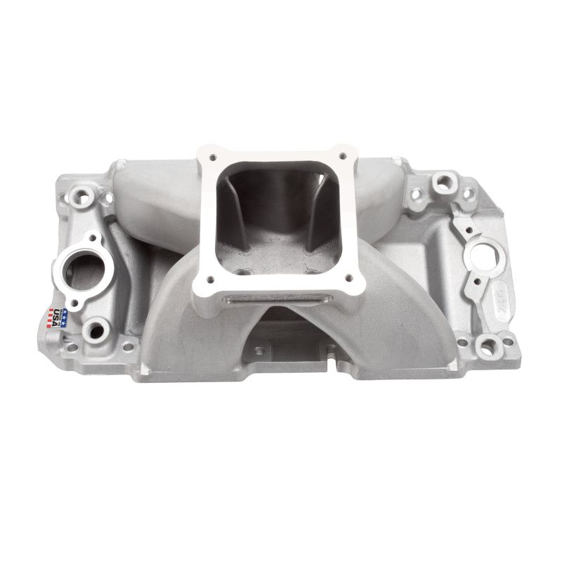Edelbrock 2895 Manifold fits Chevy BB 9 8 Deck (Short) Super Victor 565 Thick Flange Rect Port Heads