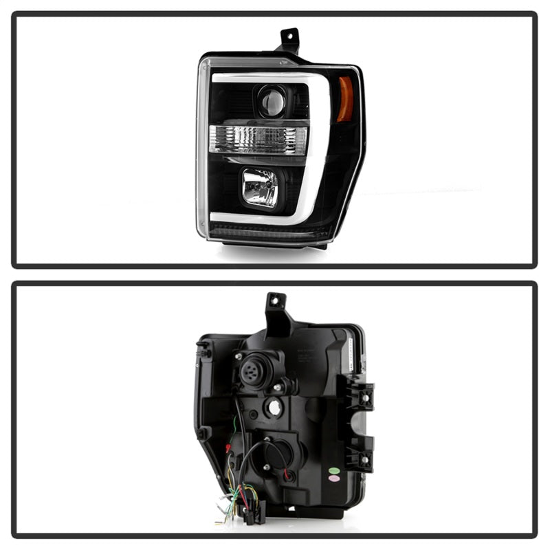 Spyder 5087751 fits Ford 08-10 F-250/350/450 V2 High-Power LED Headlights-Switc