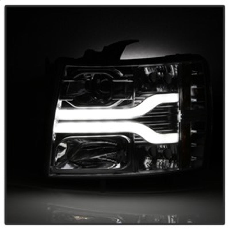 Spyder 5083616 fits Chevy 07-13 Silverado 1500 Version 3 Projector Headlights -