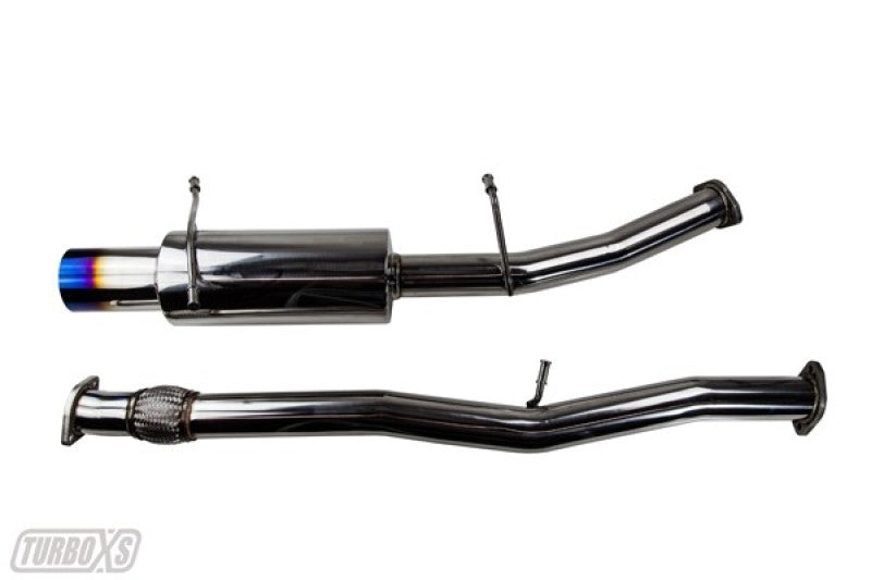 Turbo XS WS02-CBE-TI 02-07 WRX-STi Catback Exhaust Blued Tips