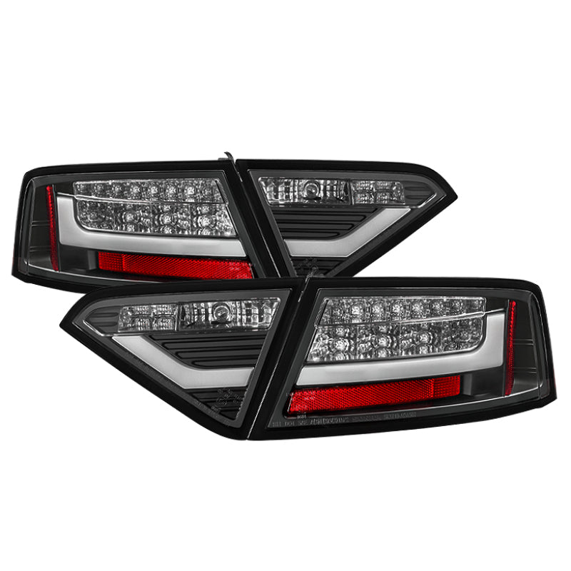Spyder 5082275 fits Audi 08-12 A5 LED Tail Lights Black ALT-YD-AA508-LED-BK