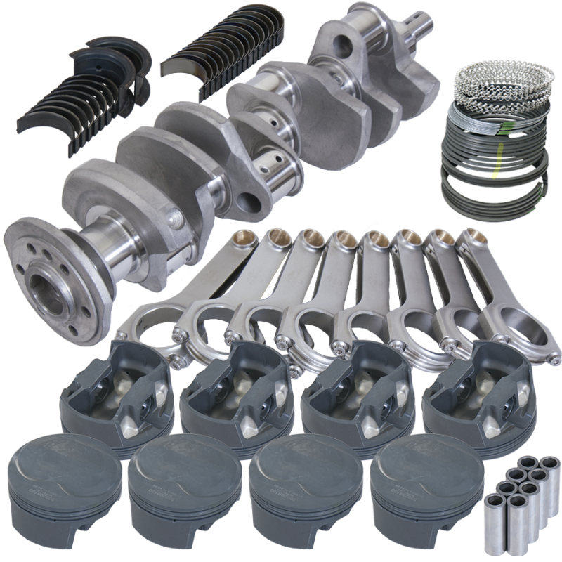 Eagle 12077030 fits Chevy 350 3.750in Crank 6.000in H-Beam 11cc Dome 4.030in Pistons Rotating Assembly