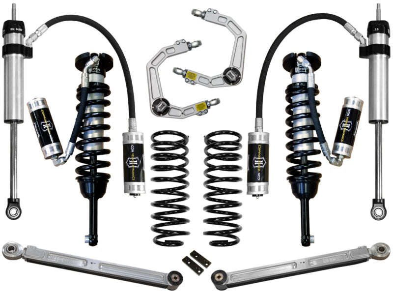 ICON K53065 2010+ fits Toyota FJ/4Runner 0-3.5in Stage 5 Suspension System w/Billet Uca