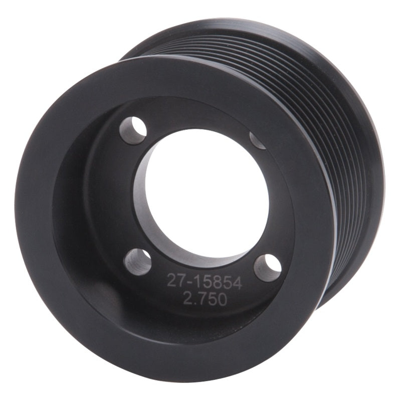 Edelbrock 15854 Pulley Supercharger Enforcer 10 Rib 2 75In Black