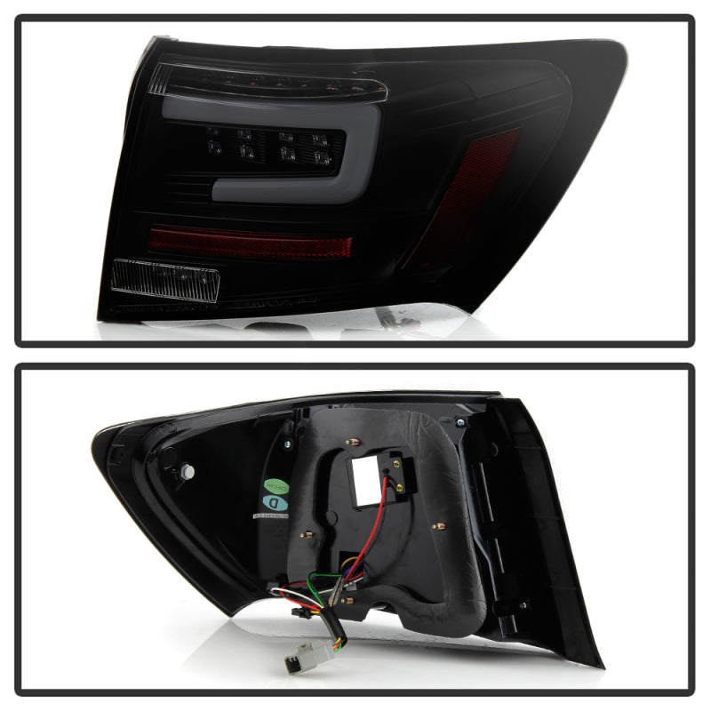 Spyder 5087980 fits Subaru 08-11 Impreza WRX 4DR LED Tail Lights - Black Smoke