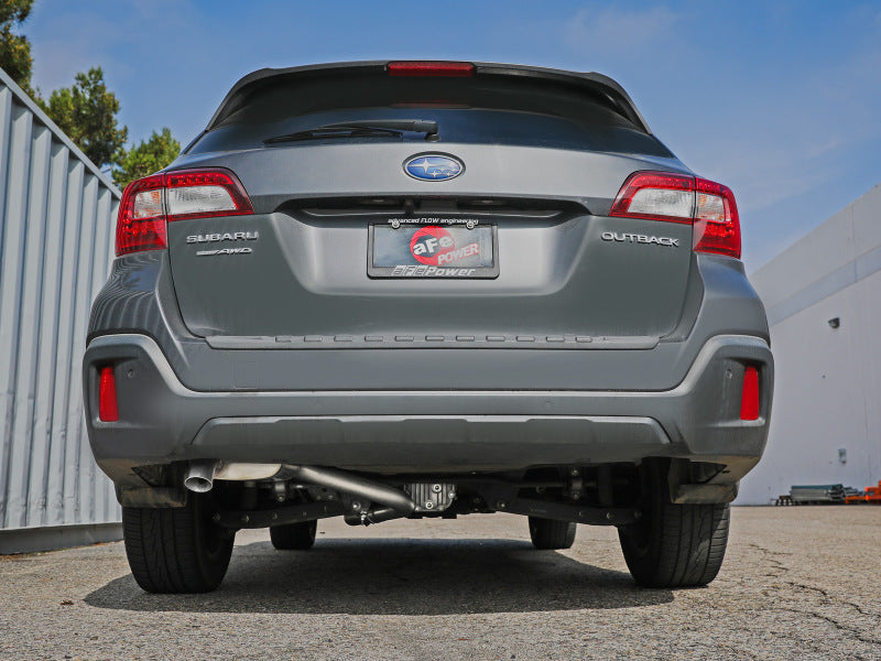 AFE 49-36807 fits Subaru Outback H4 2.5L Takeda 2.5in 304 SS Cat-Back Exhaust