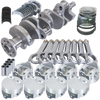 Eagle 20152030 fits Chrysler 318 4.000in Crank 6.123in H-Beam -4.7cc Flat Top 3.940in Pistons Rotating Assembly