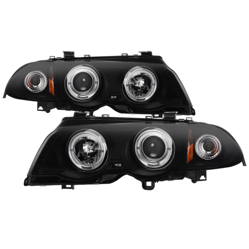 Spyder 5084804 fits BMW 99-01 E46 3 Series 4DR Projector Headlights 1PC LED Hal