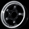 Advan YAT5A42ABG RG-D2 15x5.0 / +42 Offset / 4x100 / 63mm Bore / Machining and Black Gunmetallic