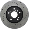 Stoptech 128.40057L 06-08 Honda Civic Si Cross Drilled Left Front Rotor