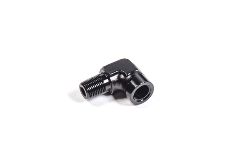 Radium Engineering 14-0332 1/8in NPT Male to Female 90 Degree Fitting