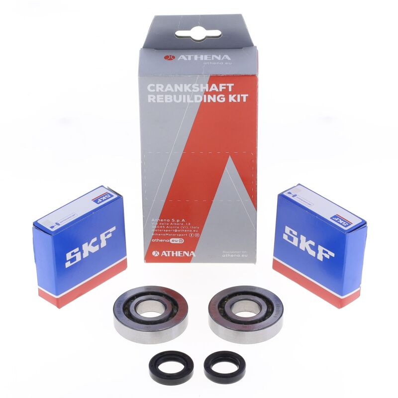 Athena P4E0480444002 2000 Gilera DNA LC 50 Crankshaft Bearing & Oil Seal Rebuild