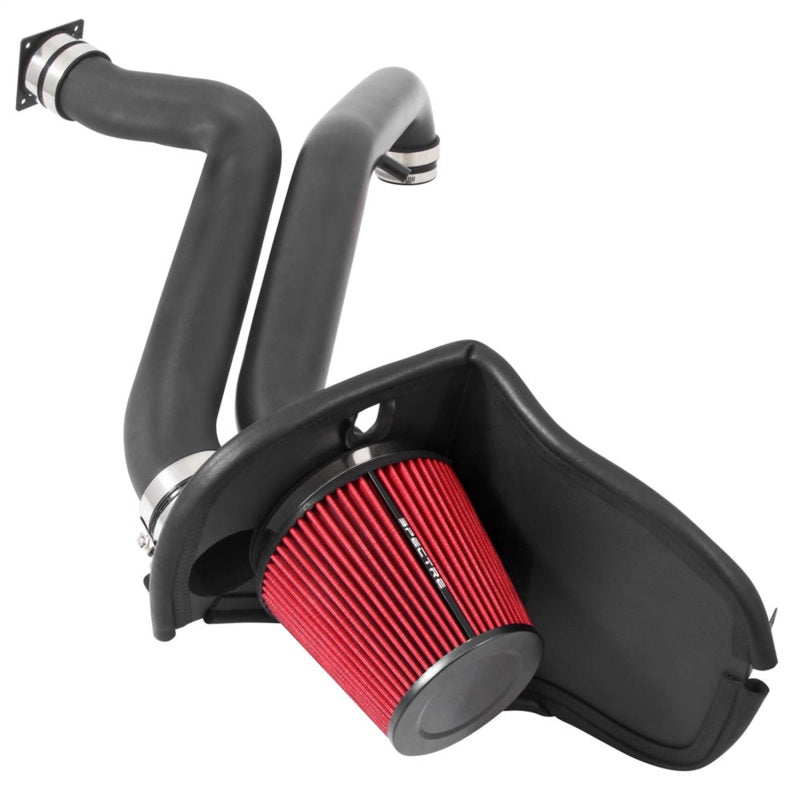 Spectre 9050 97-06 fits Jeep Wrangler L6-4.0L F/I Air Intake Kit - Tex. Black w/Red Filter