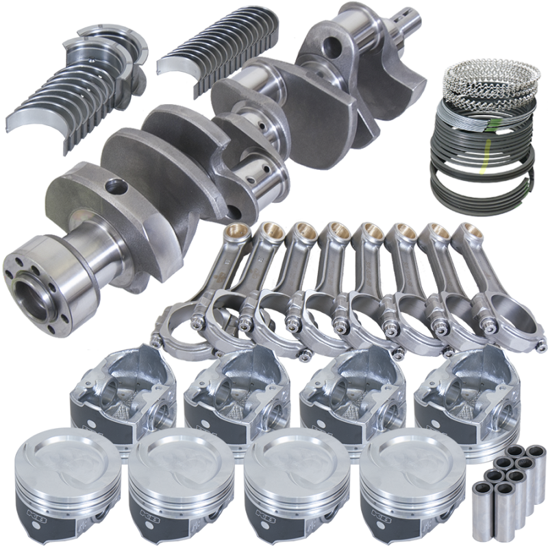 Eagle 13004L040 fits Chevy LT1350 1Pc 3.750in Crank 5.700in I-Beam Rods -18cc 4.040in Pistons Rotating Assembly