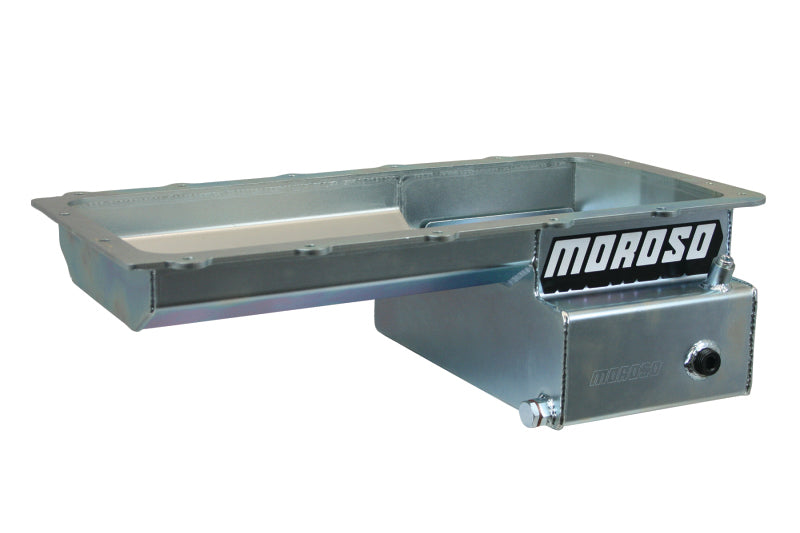 Moroso 20573 fits Ford 5.0 Coyote (w/Front Sump) Road Race Baffled Wet Sump 7qt