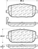 Stoptech 305.118 Street Select Brake Pads - Rear