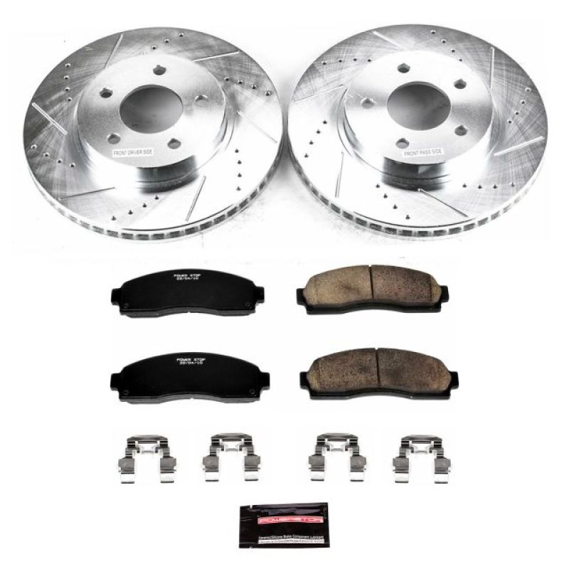PowerStop K1576 fits Chevrolet 05-06 Equinox Front Z23 Evolution Sport Brake Kit